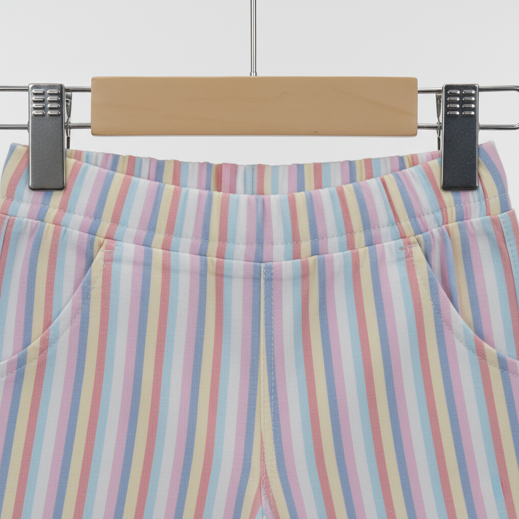 Girls Rainbow Bow 2‑Piece Set