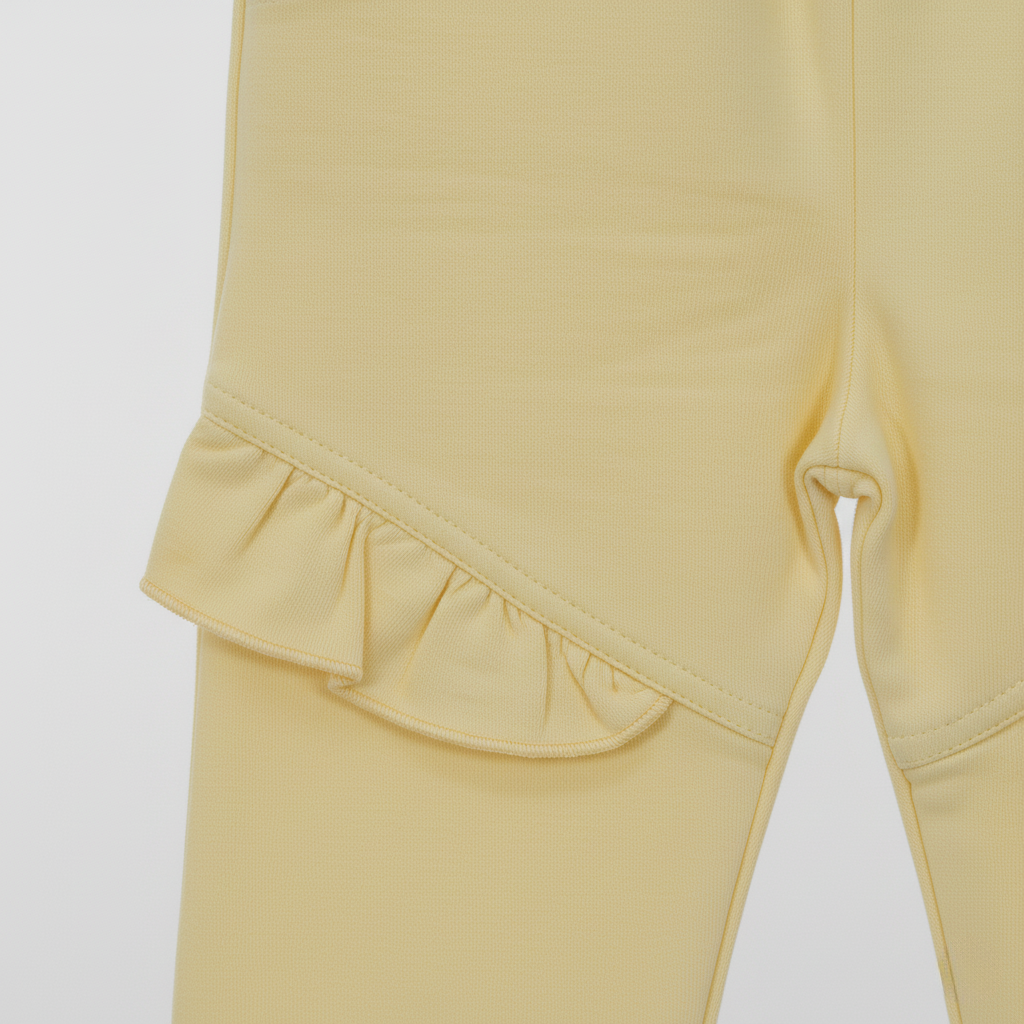 Baby Girls Yellow Bow Tracksuit Set