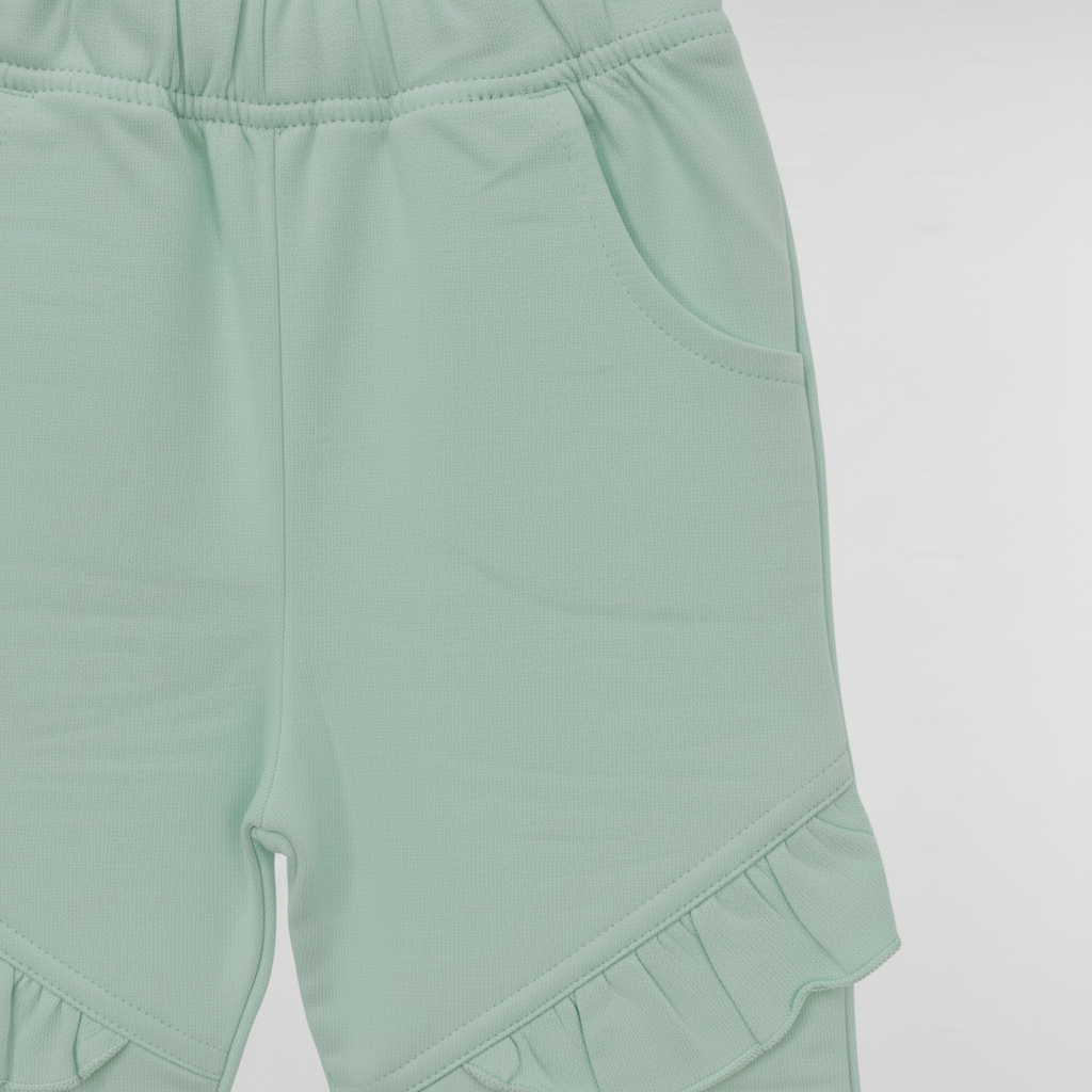 Baby Girls Green Bow Tracksuit Set