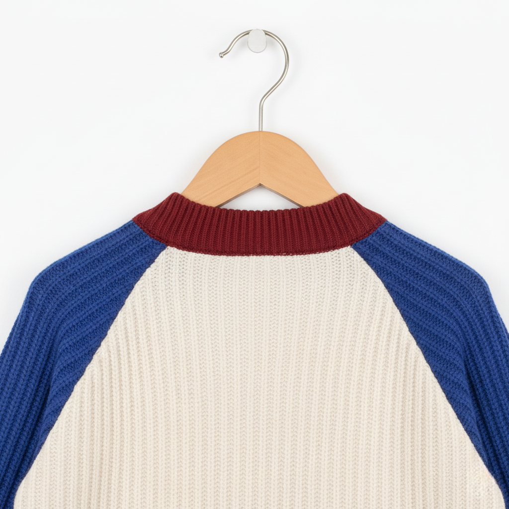 Kids Color Block Knit Sweater