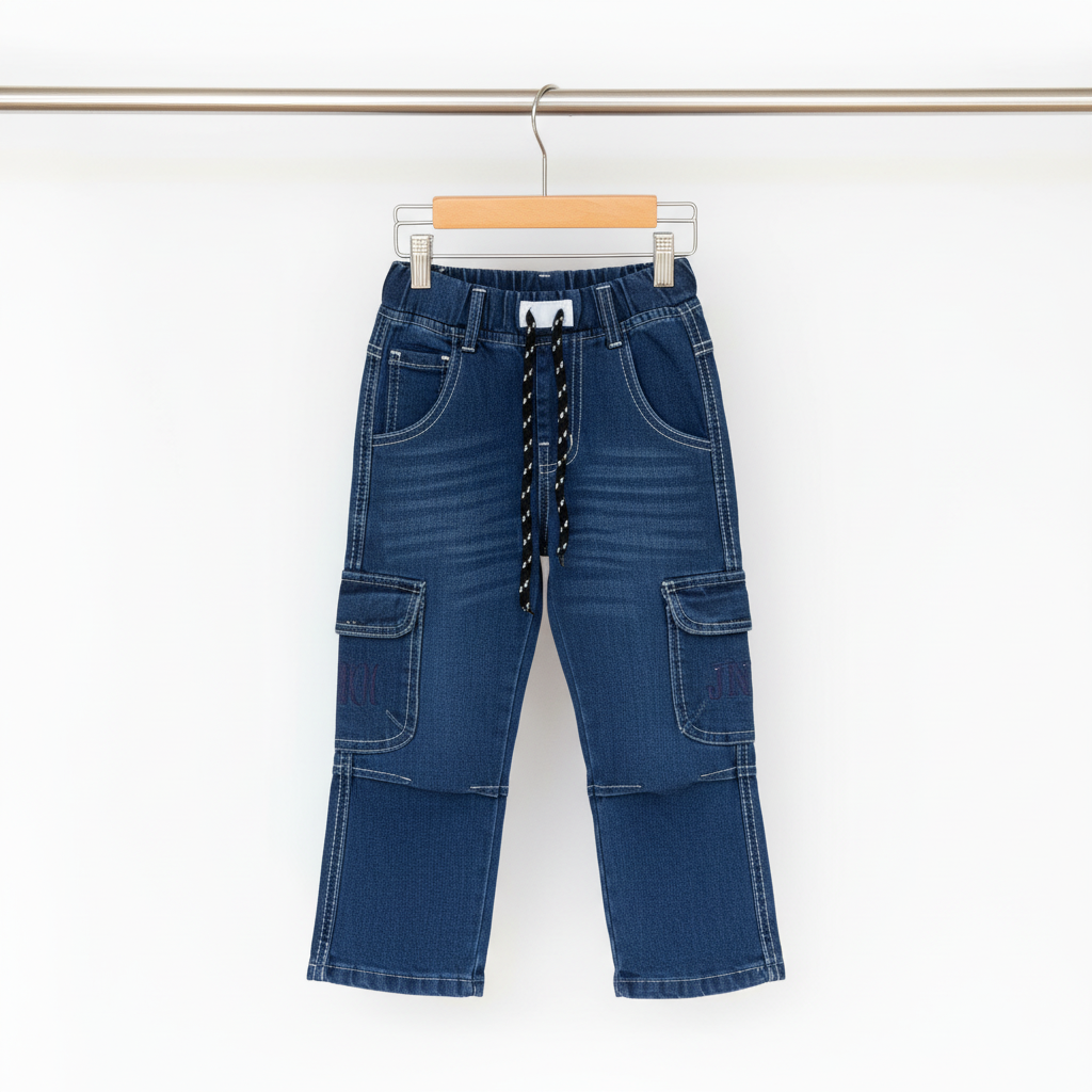 Boys Cargo Denim Pants