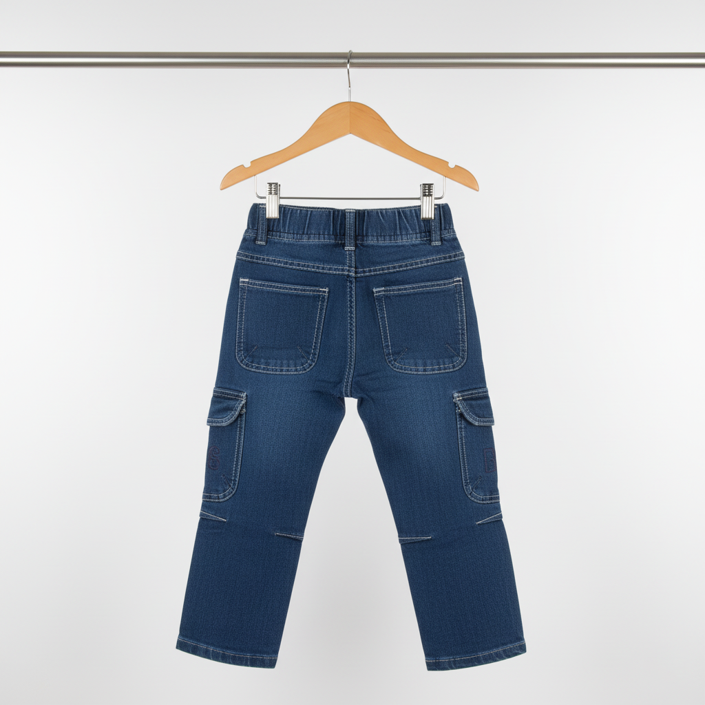 Boys Cargo Denim Pants