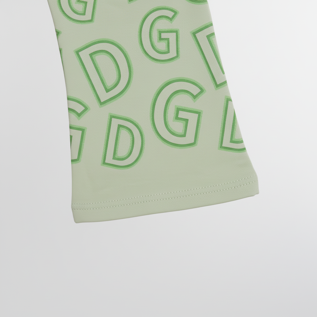 Girls Green Sweatshirt & Pants 2‑Piece Set