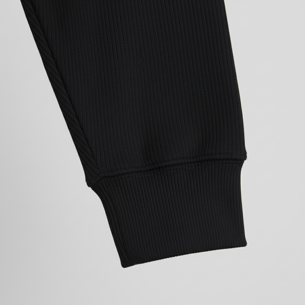 Unisex Kids Black Hoodie & Joggers Tracksuit