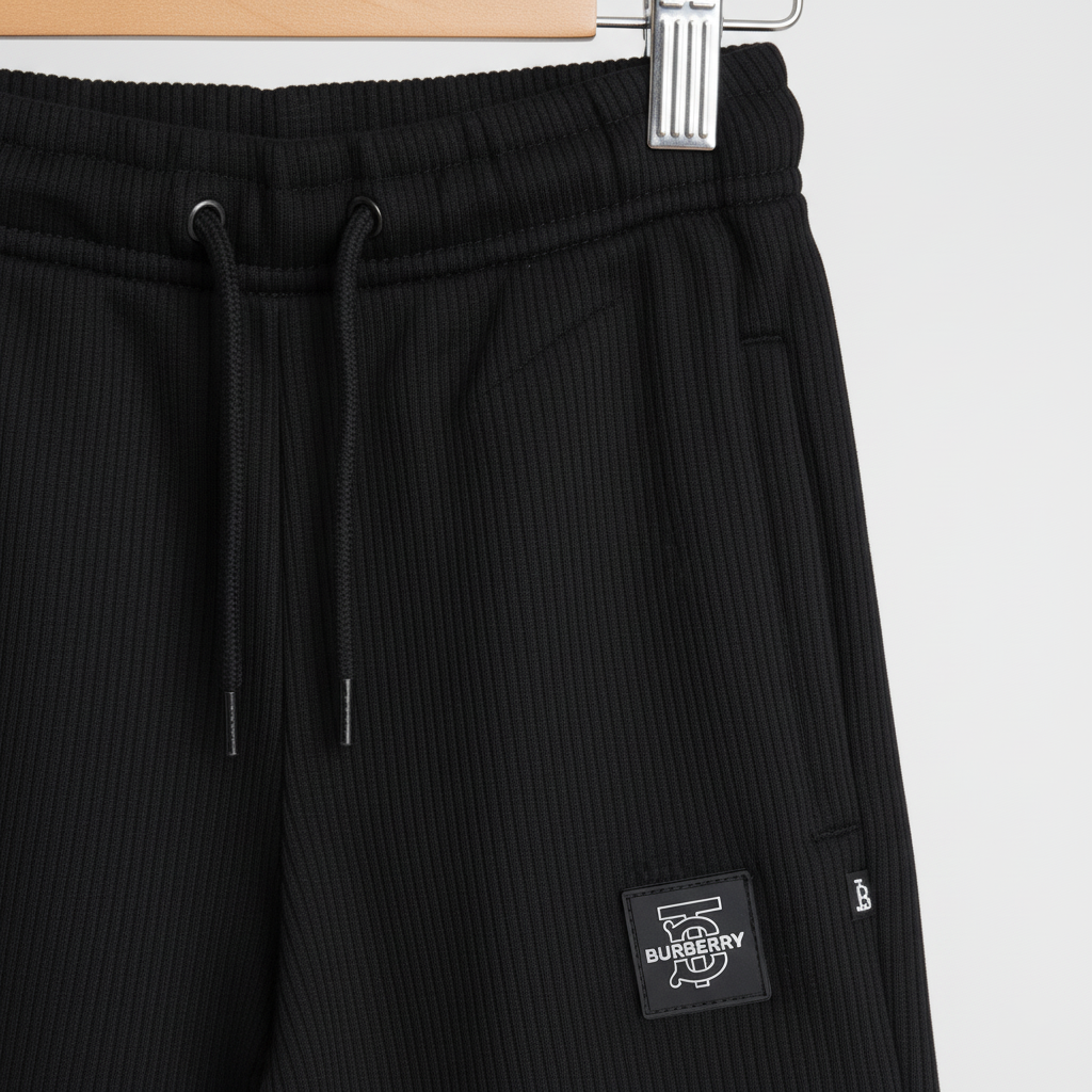 Unisex Kids Black Hoodie & Joggers Tracksuit