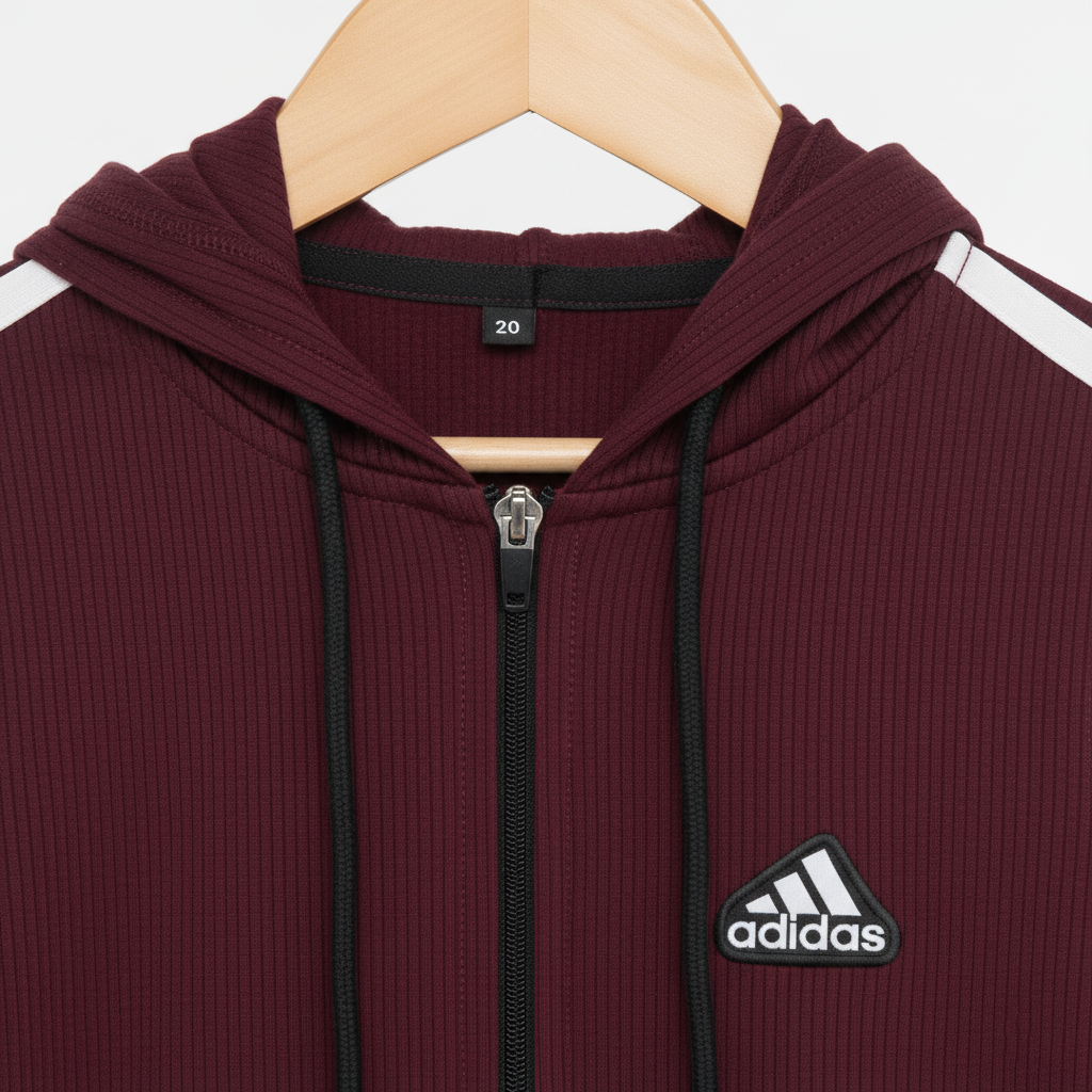 Kids Burgundy 2‑Piece Track Suit