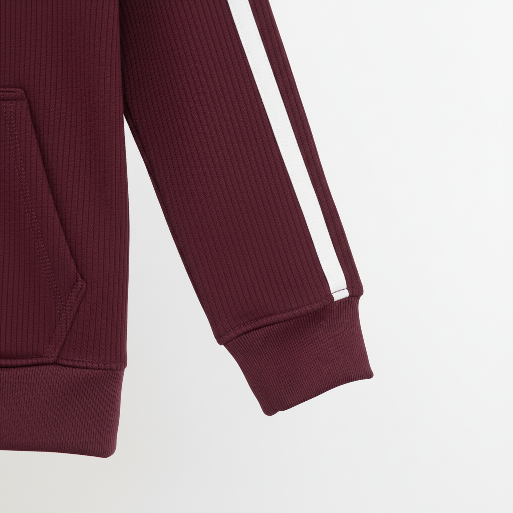 Kids Burgundy 2‑Piece Track Suit