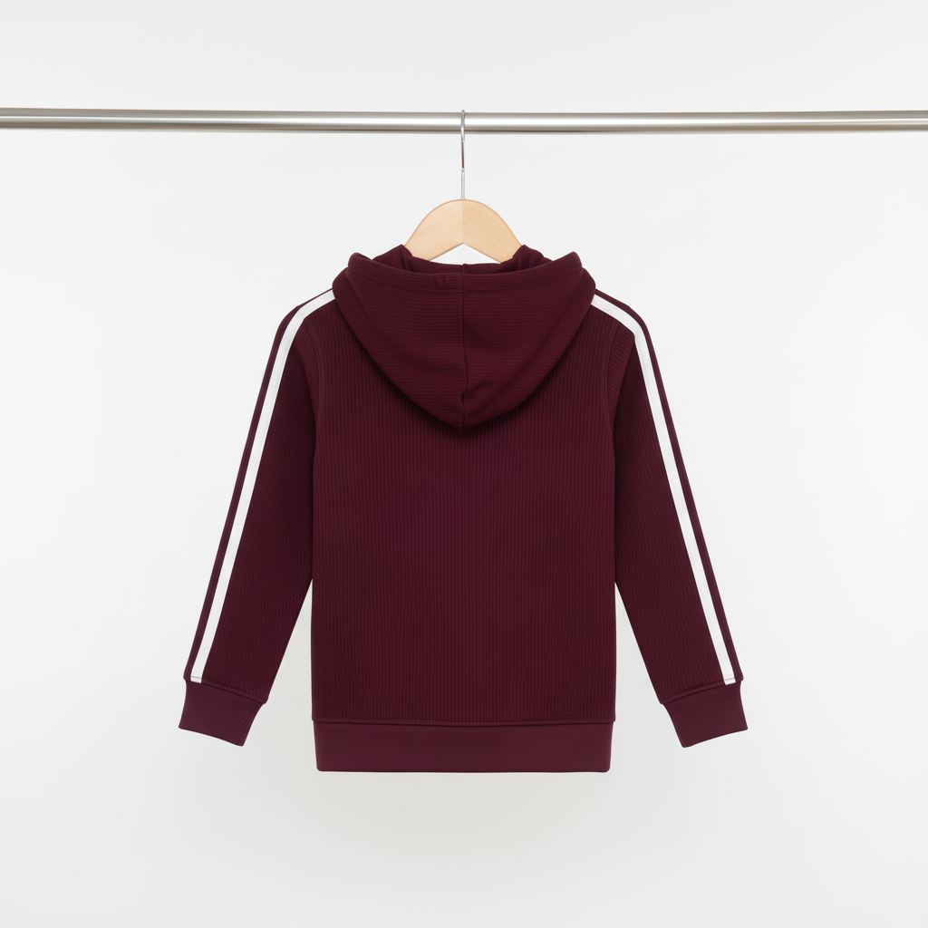Kids Burgundy 2‑Piece Track Suit