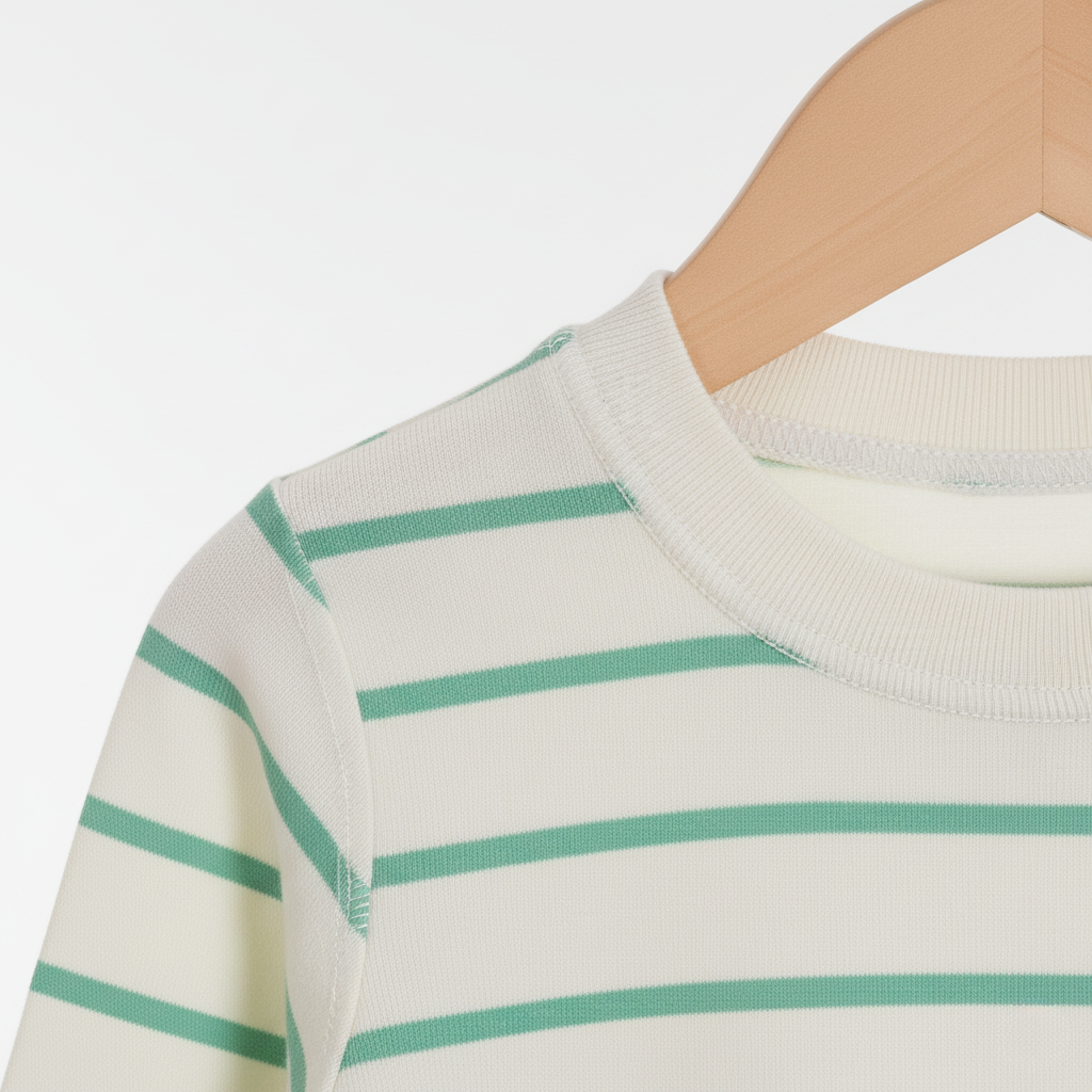 Baby Mint Bear Romper Set – 2‑Piece