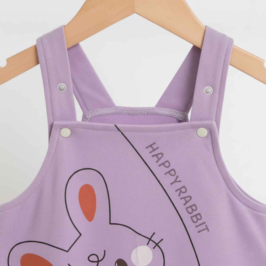 Baby Purple Bunny Romper Set – 2‑Piece