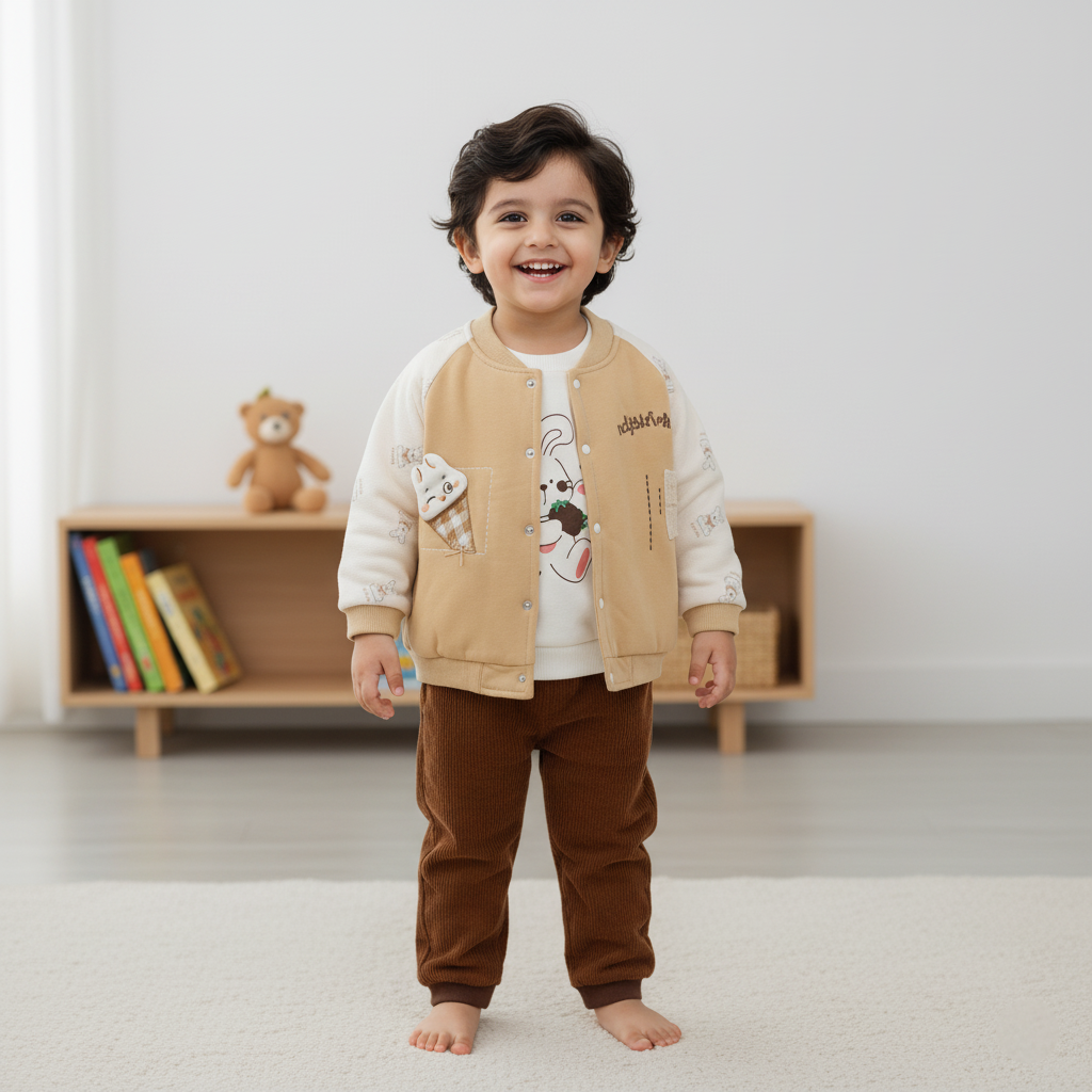 Kids Bunny 3‑Piece Outfit Set
